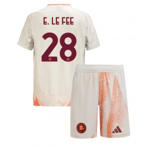 AS Roma Enzo Le Fee #28 Gostujuci Dres za Dječji 2024-25 Kratak Rukavima (+ kratke hlače)